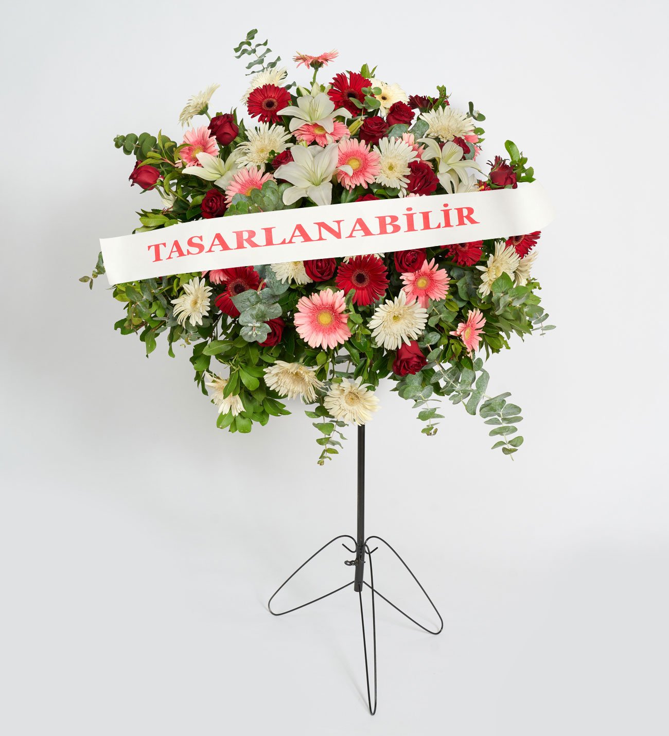 gerbera-kirmizi-gul-ve-lilyum-ferforje-celenk-at5912-6fbb3633-8fd7-4692-87af-c1afe3327bcb Beyaz Lilyum Ve Gerberalardan Oluşan Ferfoje. - Görsel 1